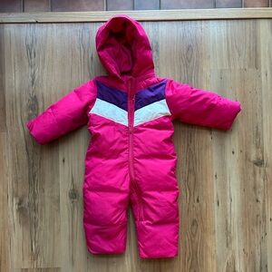 GAP Baby Pink Snowsuit